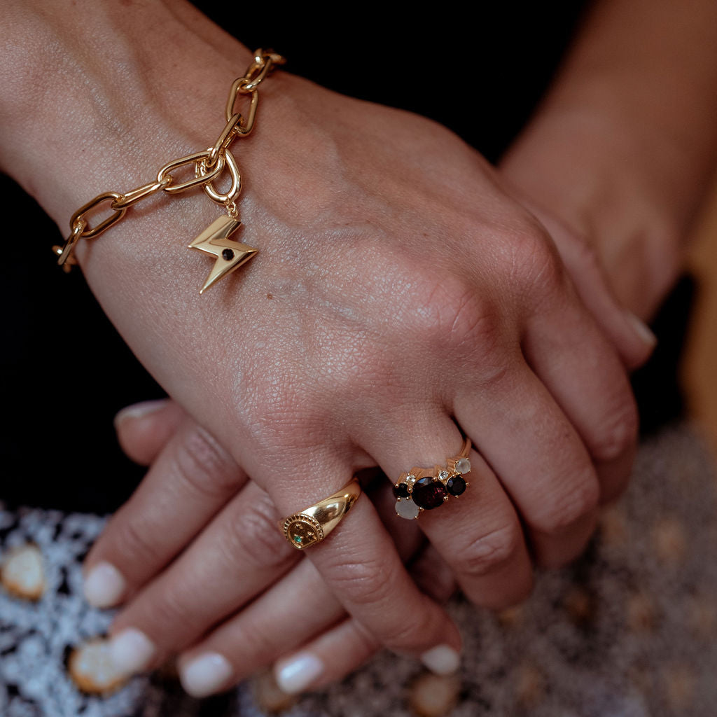 Gold Charm Bracelet 