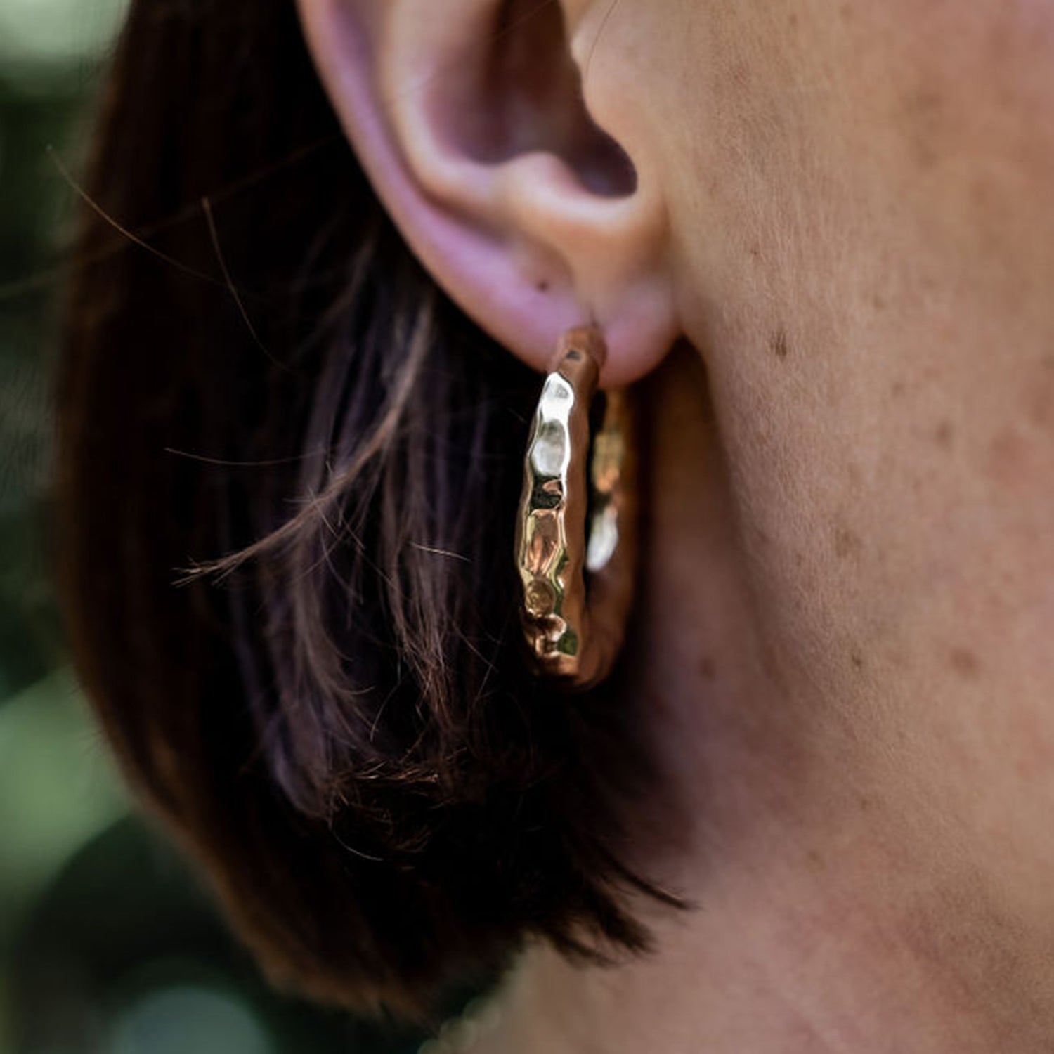 Going Underground Hoop Earrings in 18ct Gold Vermeil