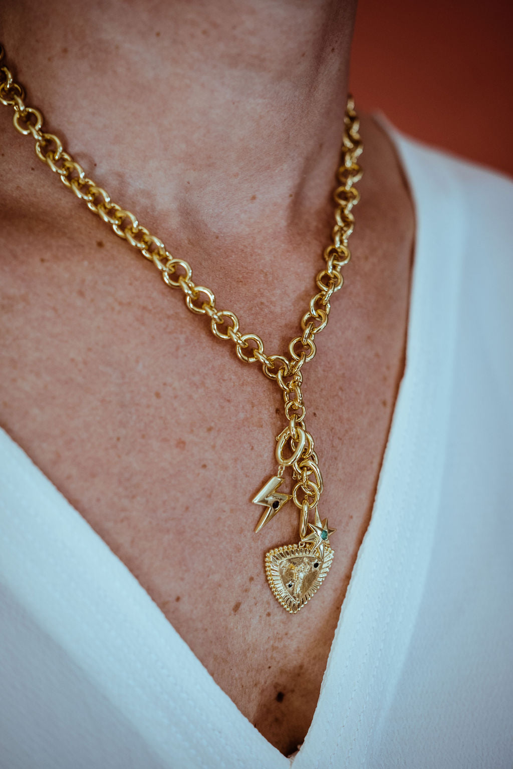 No Rules Chain Necklace in 18ct Gold Plated