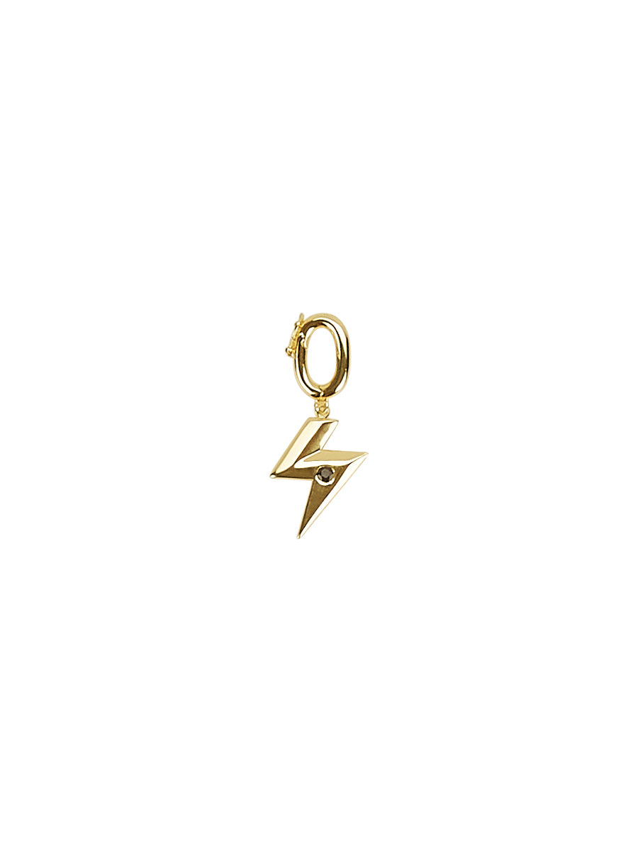 Gold Pendant with Black Onyx