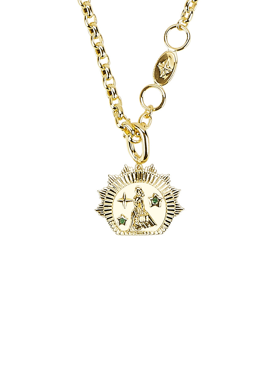 Come Closer Chain Necklace in 14ct Gold Vermeil