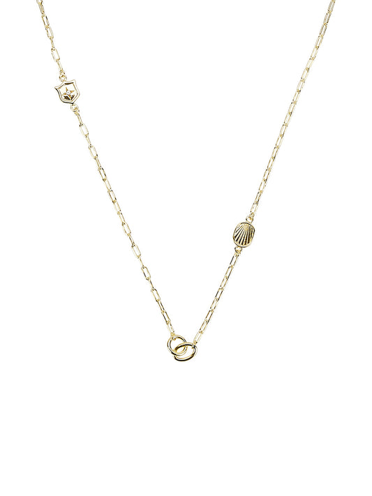  Chain Necklace in 14ct Gold Vermeil 