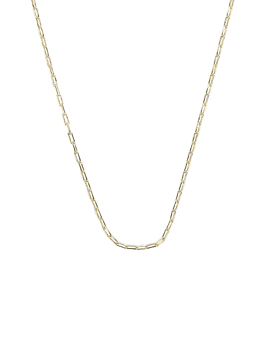 Peek-a-bye Joey Necklace in 14ct Gold Vermeil with Black Onyx