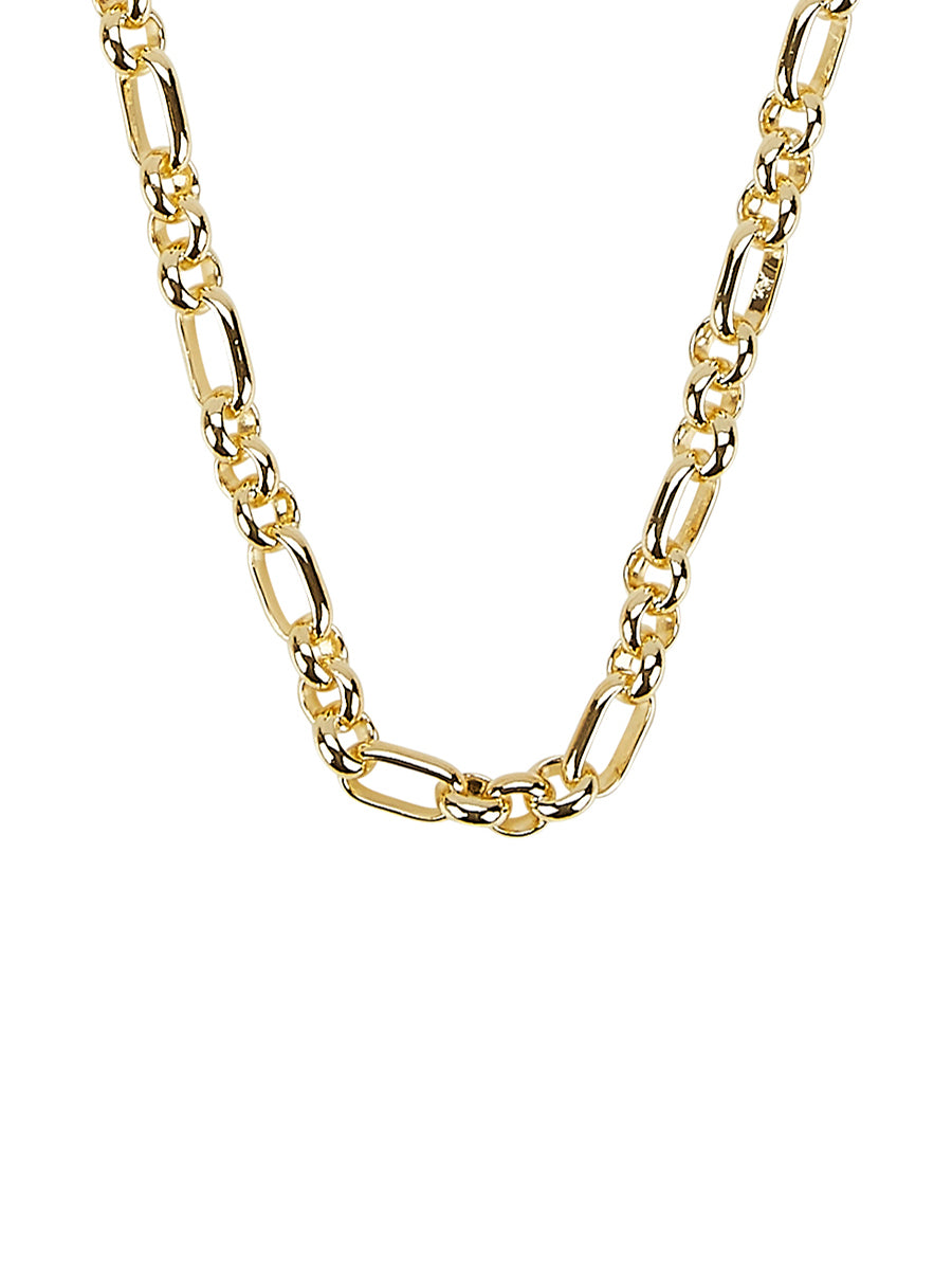 Hooped gold necklace chain