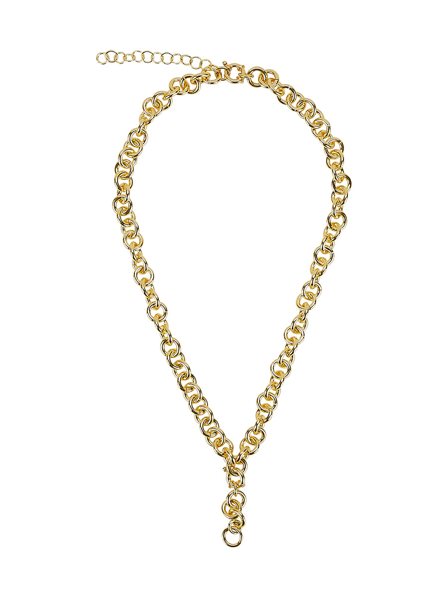 No Rules Chain Necklace in 18ct Gold Plated