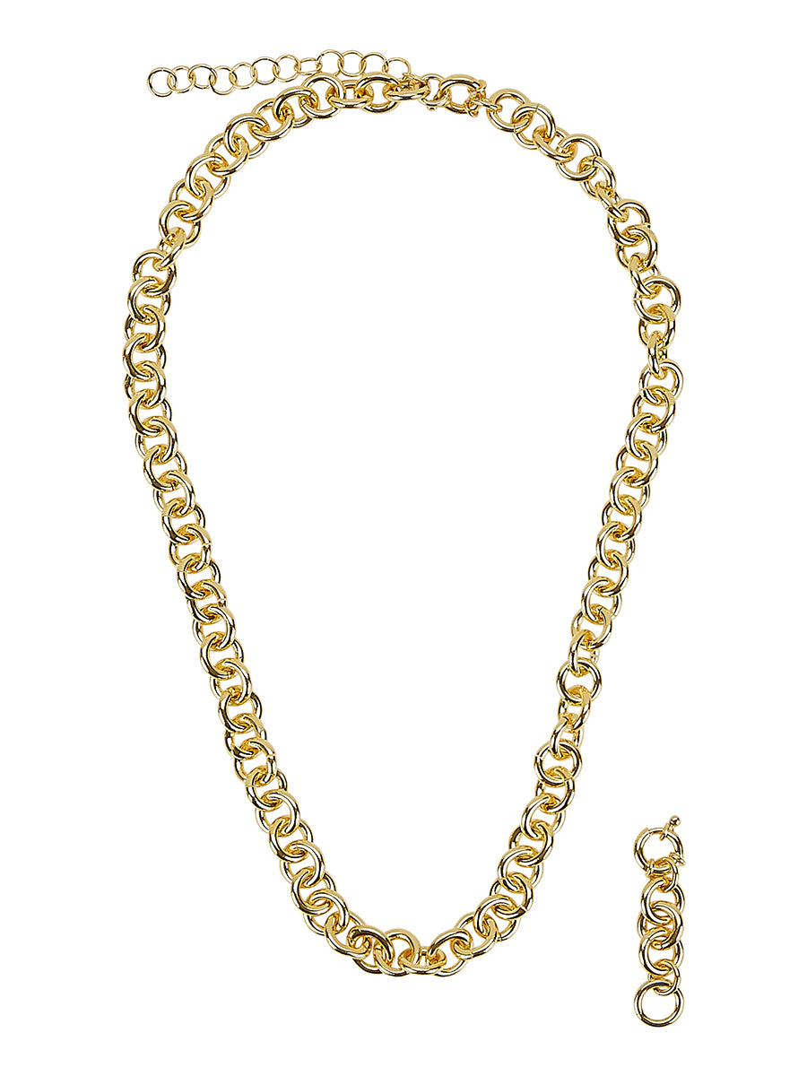 No Rules Chain Necklace in 18ct Gold Plated