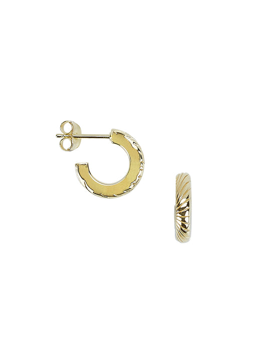 Small Gold Hoop Earrings