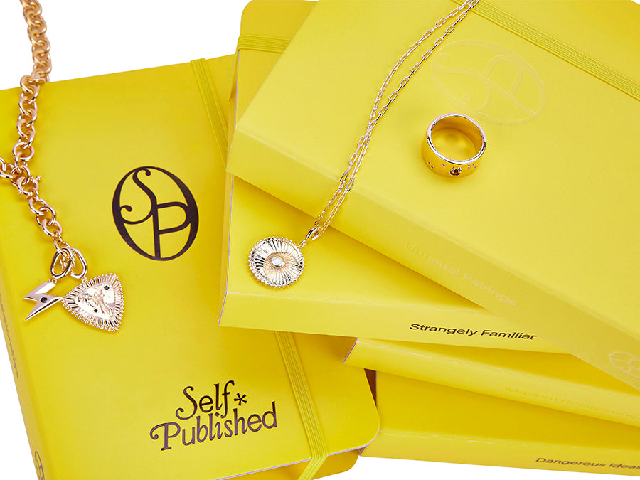 Answer the Sky Pendant Necklace in 14ct Gold Vermeil with Moonstone and White Topaz