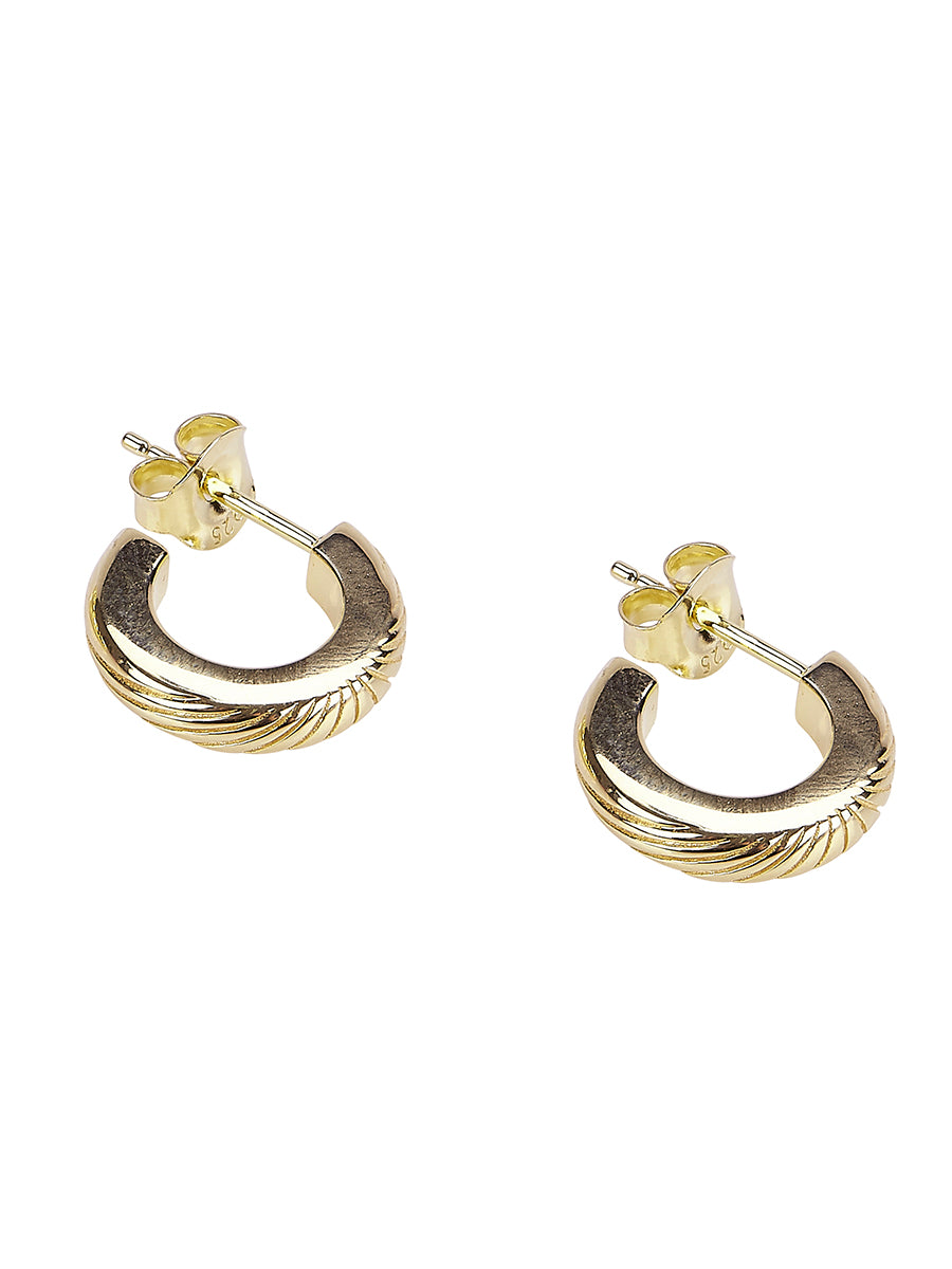 Small Gold Hoop Earrings