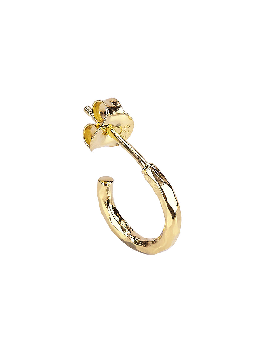 Perfectly Imperfect Hoop Earring in 14ct Gold Vermeil
