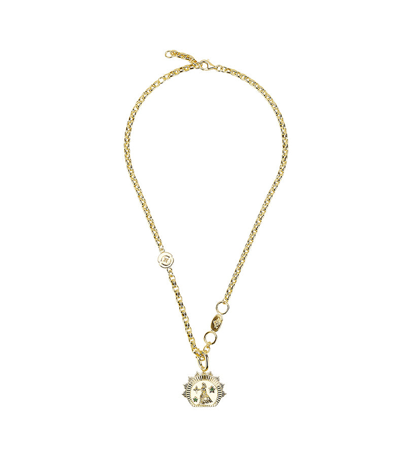 Mega Chunky Pearl and Gold Chain Statement Necklace – Olivia Divine