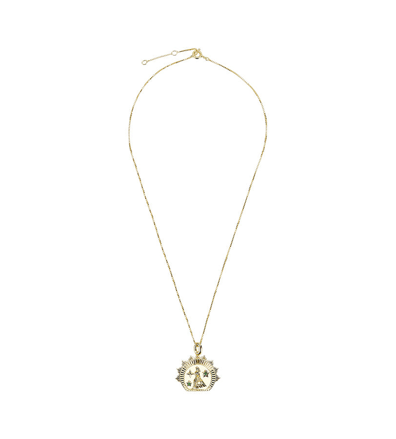 Women Pendant Necklace in 14ct Gold Vermeil